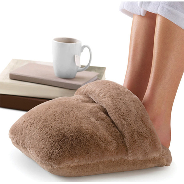 Portable Electric Vibrating Foot Warmer Shoes Battery Operated Vibrator